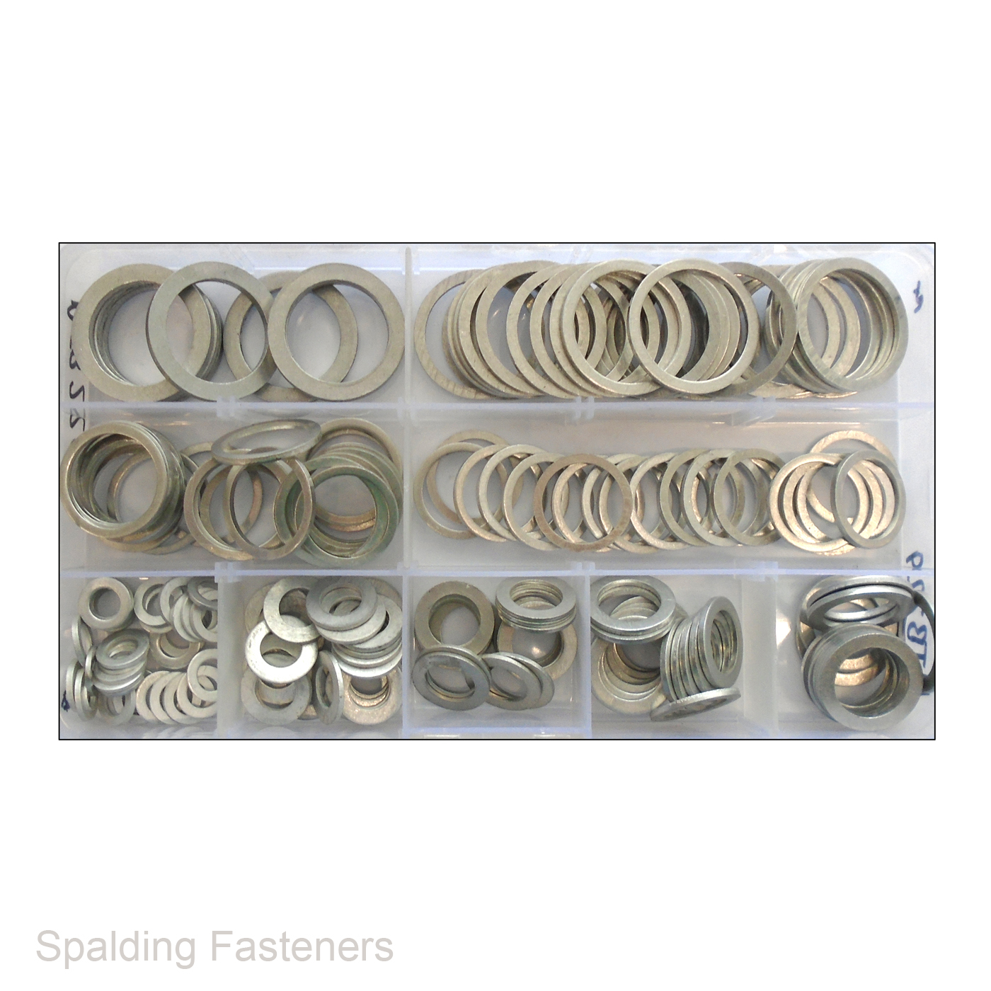 Assorted Metric Aluminium Flat Sealing Washers M6 M8 M10 M12 M14 M16
